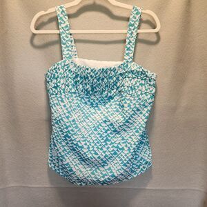 Merona small blue 100% cotton sleeveless blouse